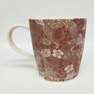 Starbucks Mermaid Shells Coffee/Tea Mug Copper Brown Cup 2008 12 oz.